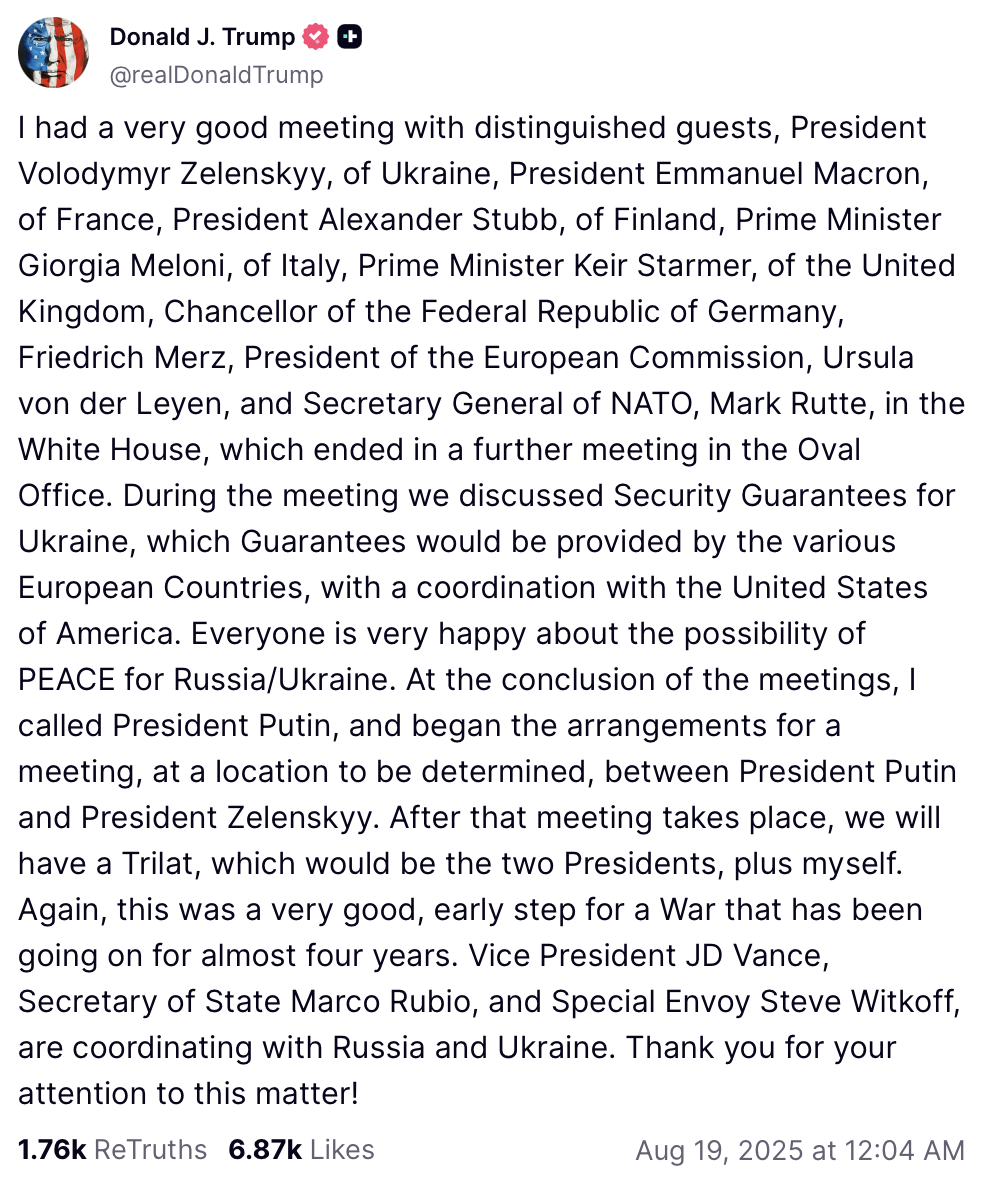 Trump said that he called Putin and is working on organizing his meeting with Zelensky photo 1